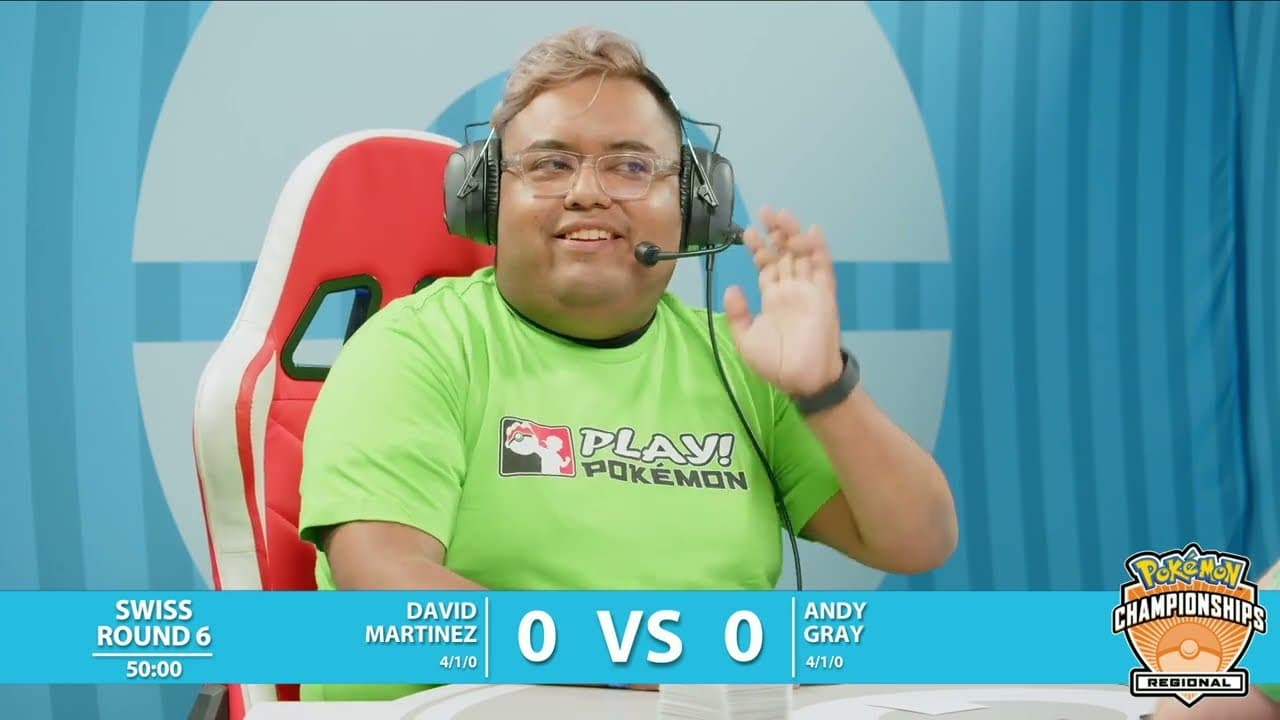 David Martinez vs Andy Gray match-start frame