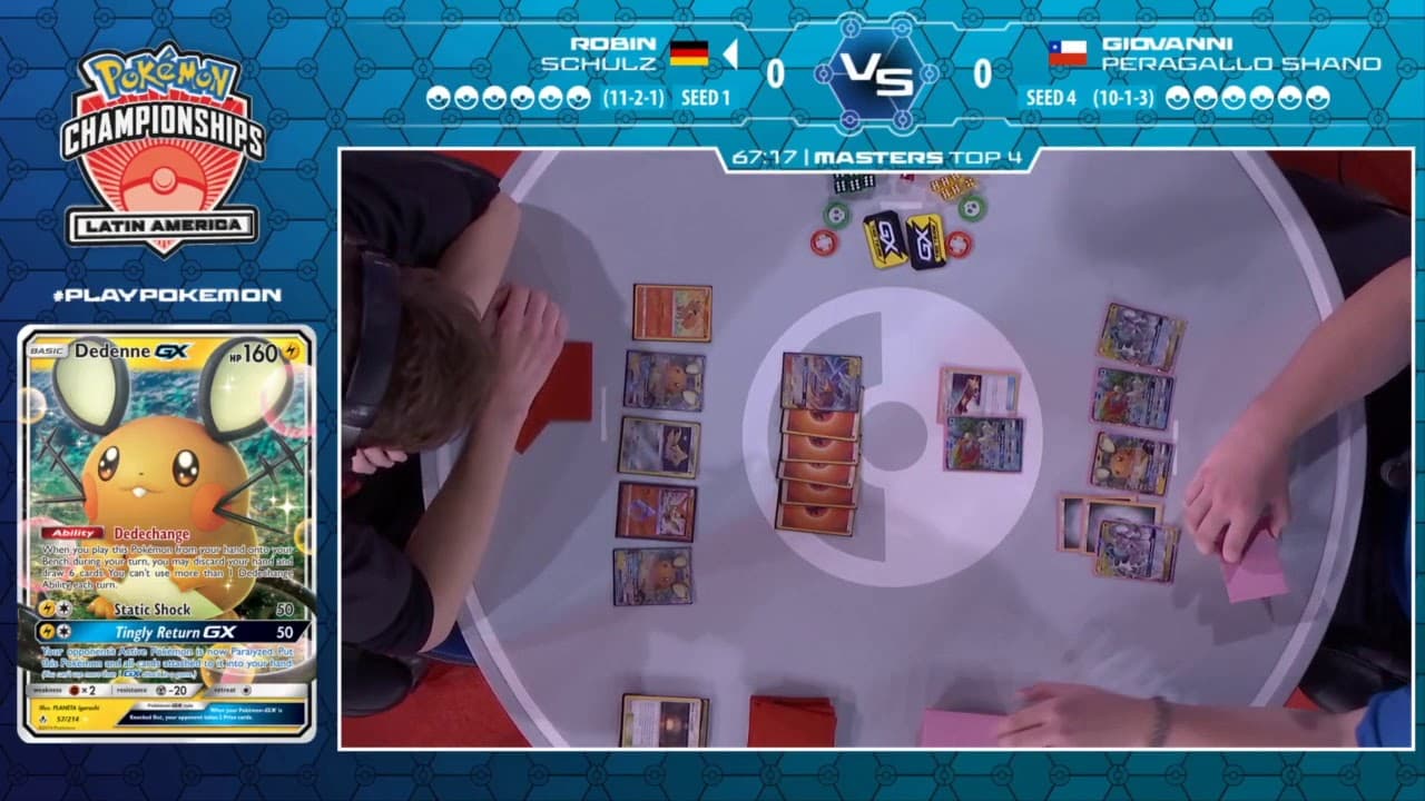 Clean match-start frame for Robin Schulz versus Giovanni Peragallo
