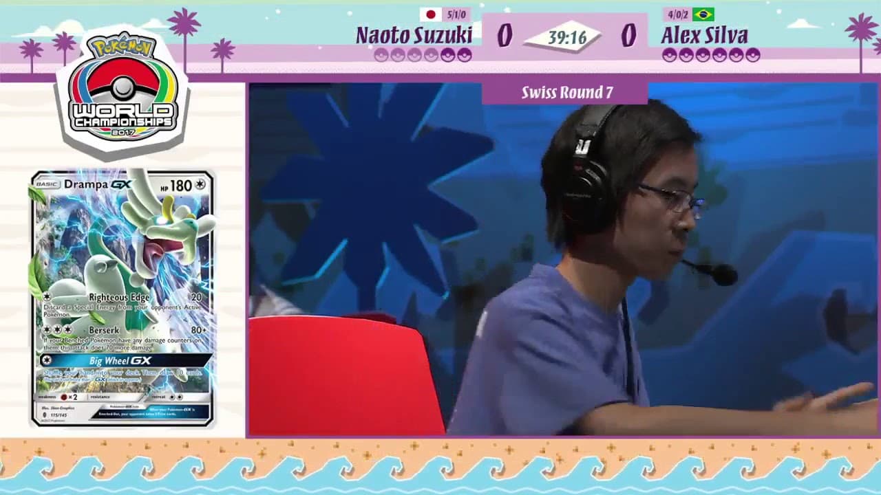 Clean match-start frame for Naoto Suzuki versus Alex Silva