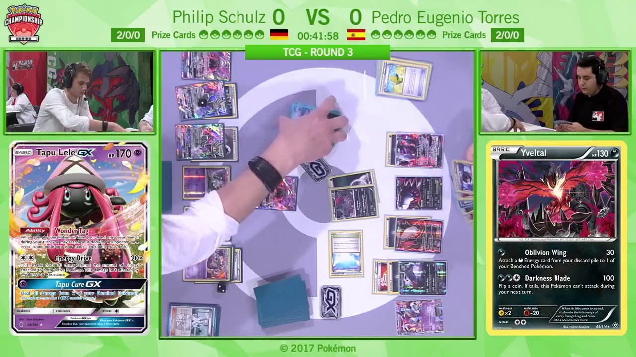 Clean match-start frame for Philip Schulz versus Pedro Eugenio Torres