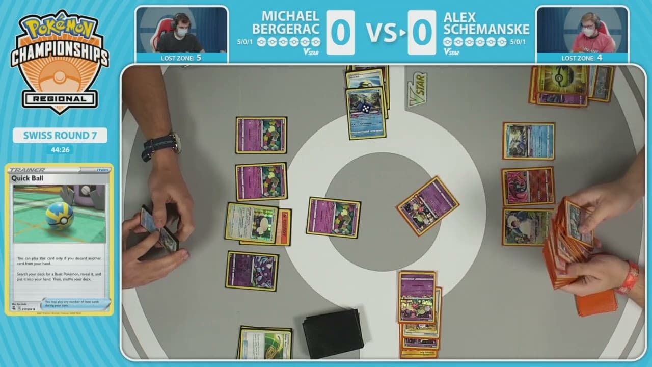 Michael Bergerac vs Alex Schemanske match-start frame