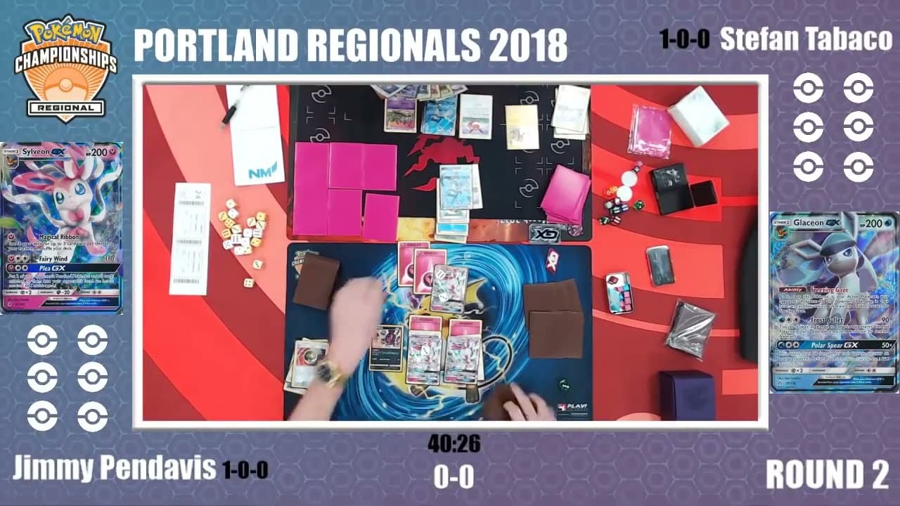 Clean match-start frame for Jimmy Pendarvis versus Stefan Tabaco