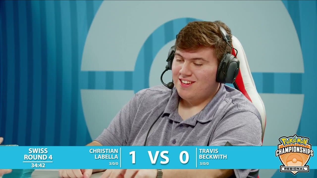 Clean match-start frame for Christian LaBella versus Travis Beckwith