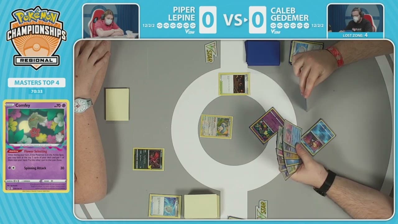 Piper Lepine vs Caleb Gedemer match-start frame