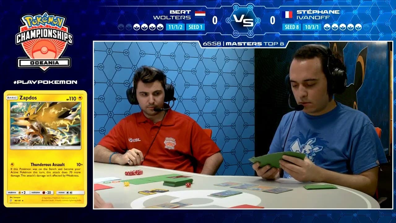 Clean match-start frame for Bert Wolters versus Stéphane Ivanoff