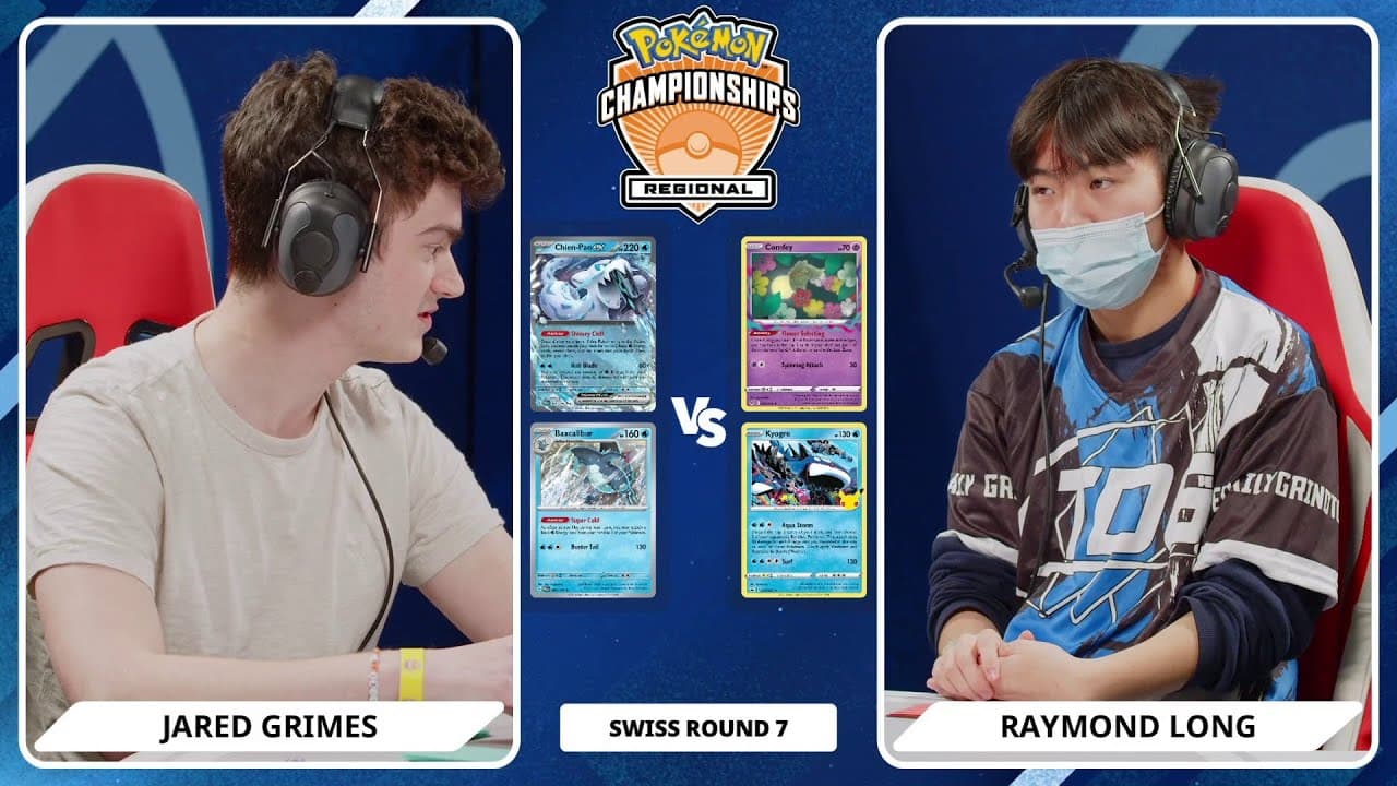 Clean match-start frame for Jared Grimes versus Raymond Long