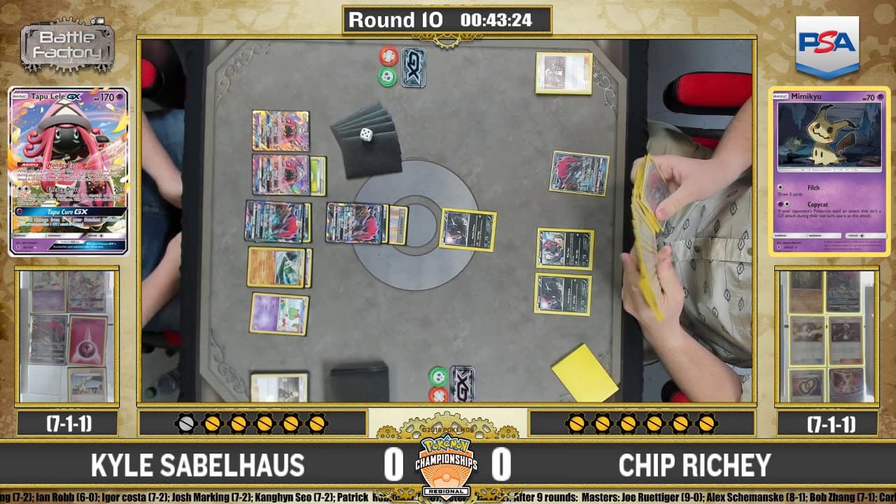 Kyle Sabelhaus vs Chip Richey match-start frame