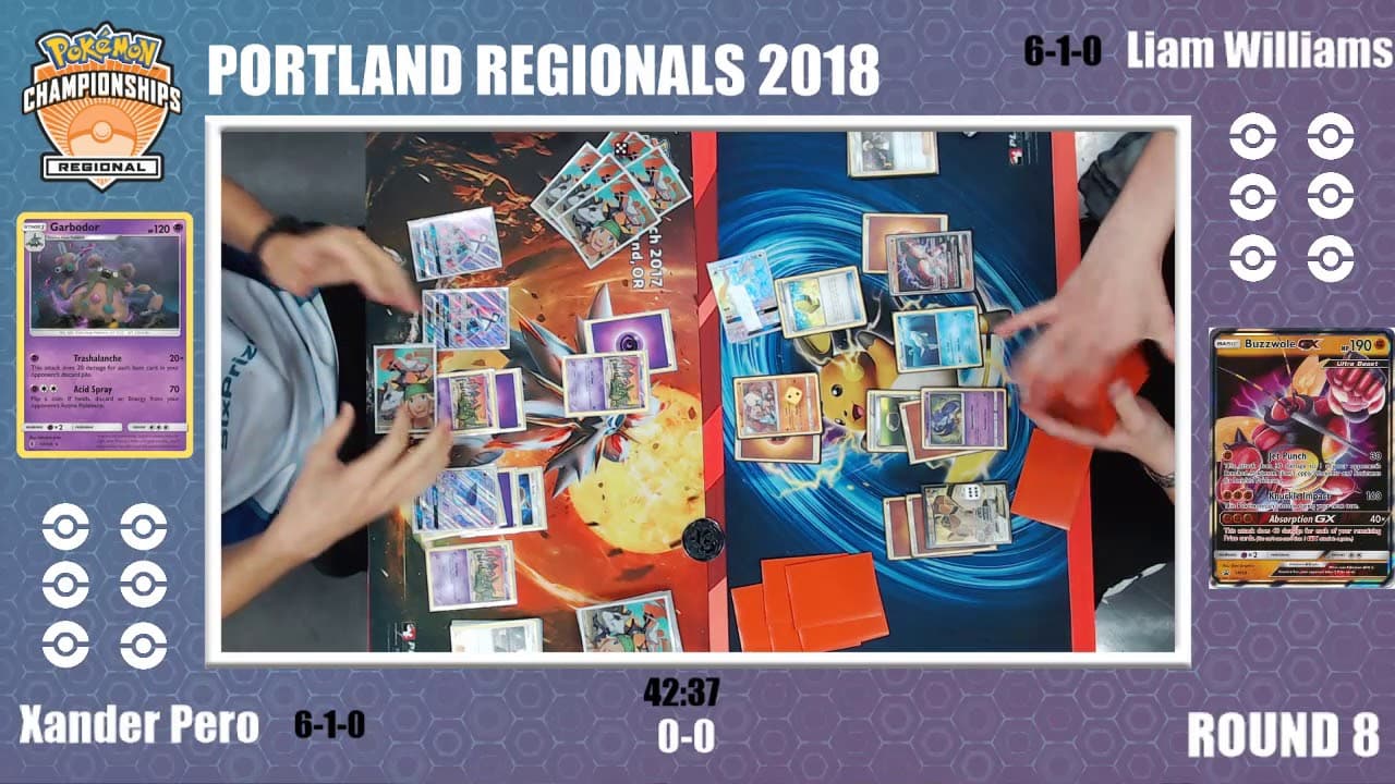 Clean match-start frame for Xander Pero versus Liam Williams
