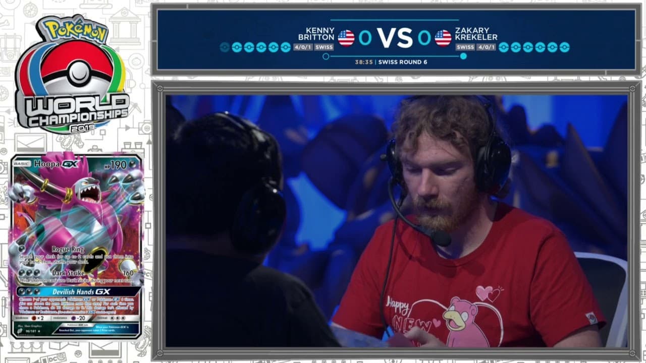 Clean match-start frame for Kenny Britton versus Zakary Krekeler
