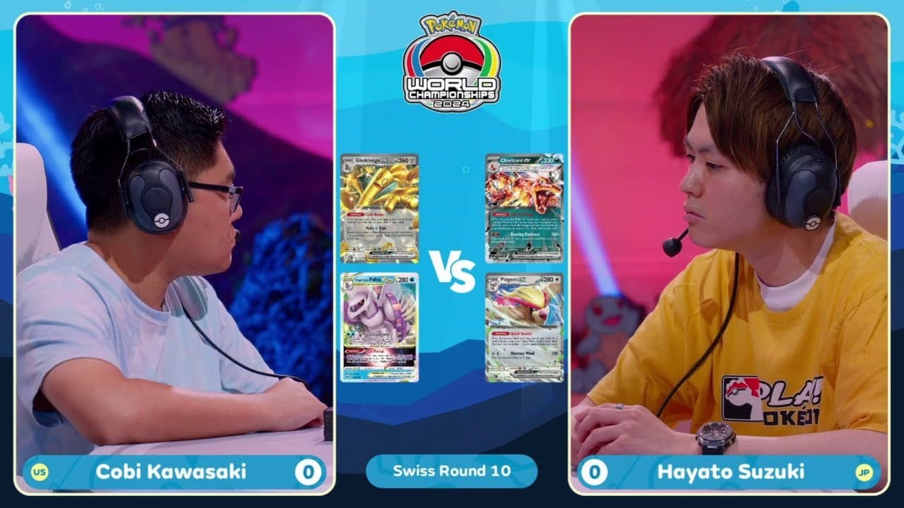 Clean match-start frame for Cobi Kawasaki versus Hayato Suzuki