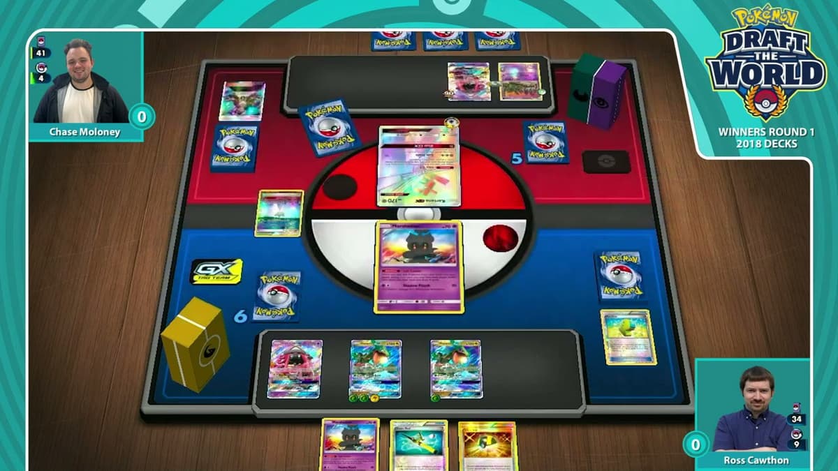 Match broadcast from Pokémon Draft the World