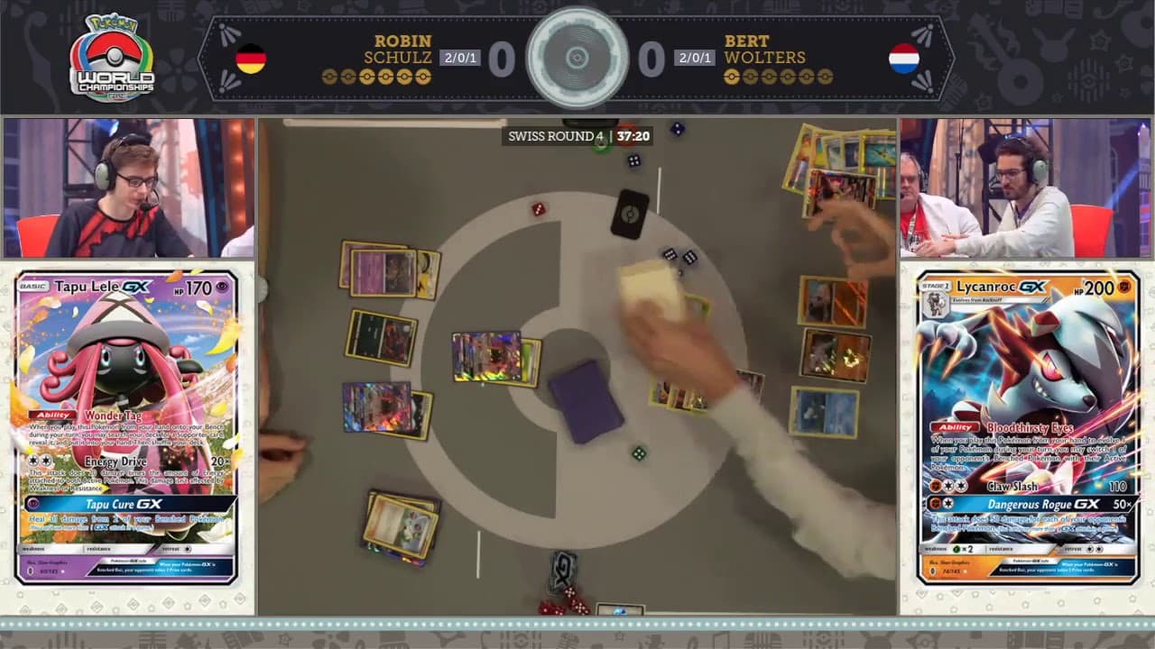 Clean match-start frame for Robin Schulz versus Bert Wolters