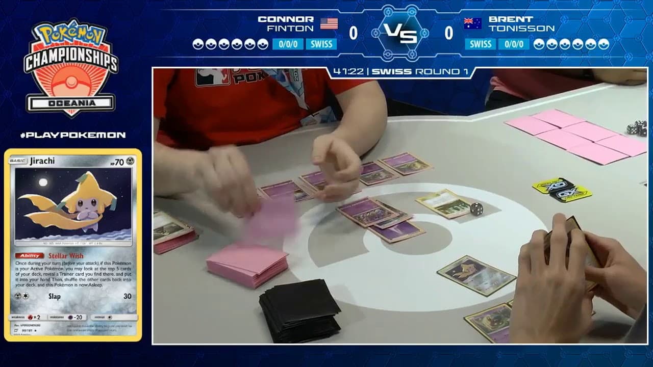 Clean match-start frame for Connor Finton versus Brent Tonisson