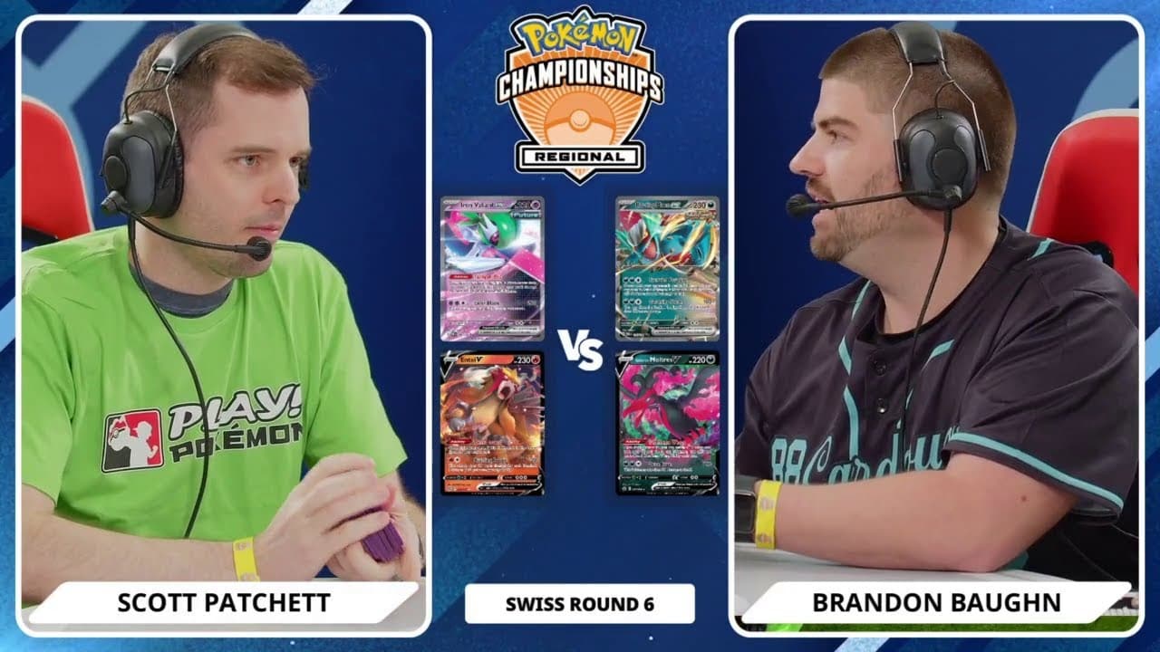 Clean match-start frame for Scott Patchett versus Brandon Baughn