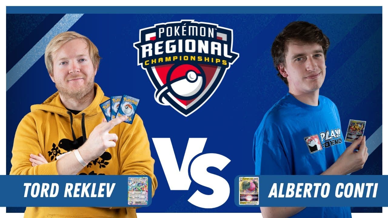 Clean match-start frame for Tord Reklev versus Alberto Conti