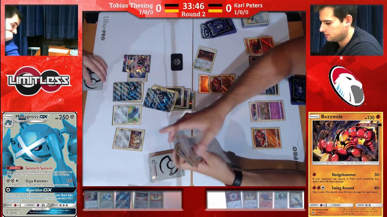 Tobias Thesing vs Karl Peters match-start frame
