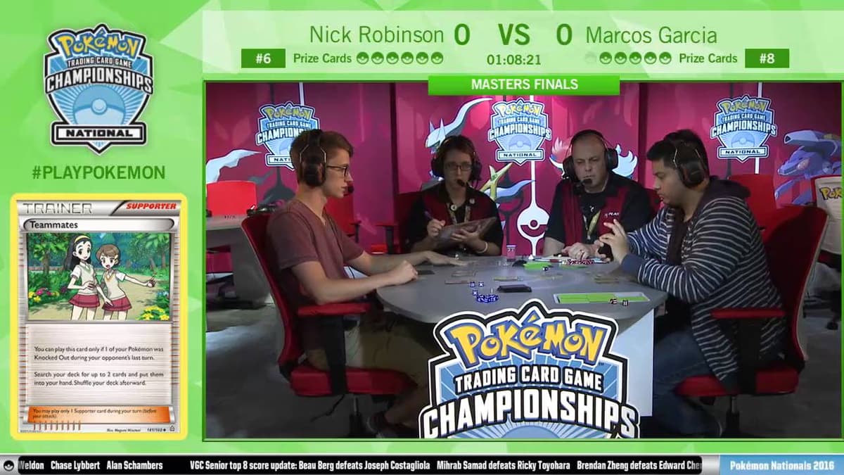 Match broadcast from US Nationals 2016