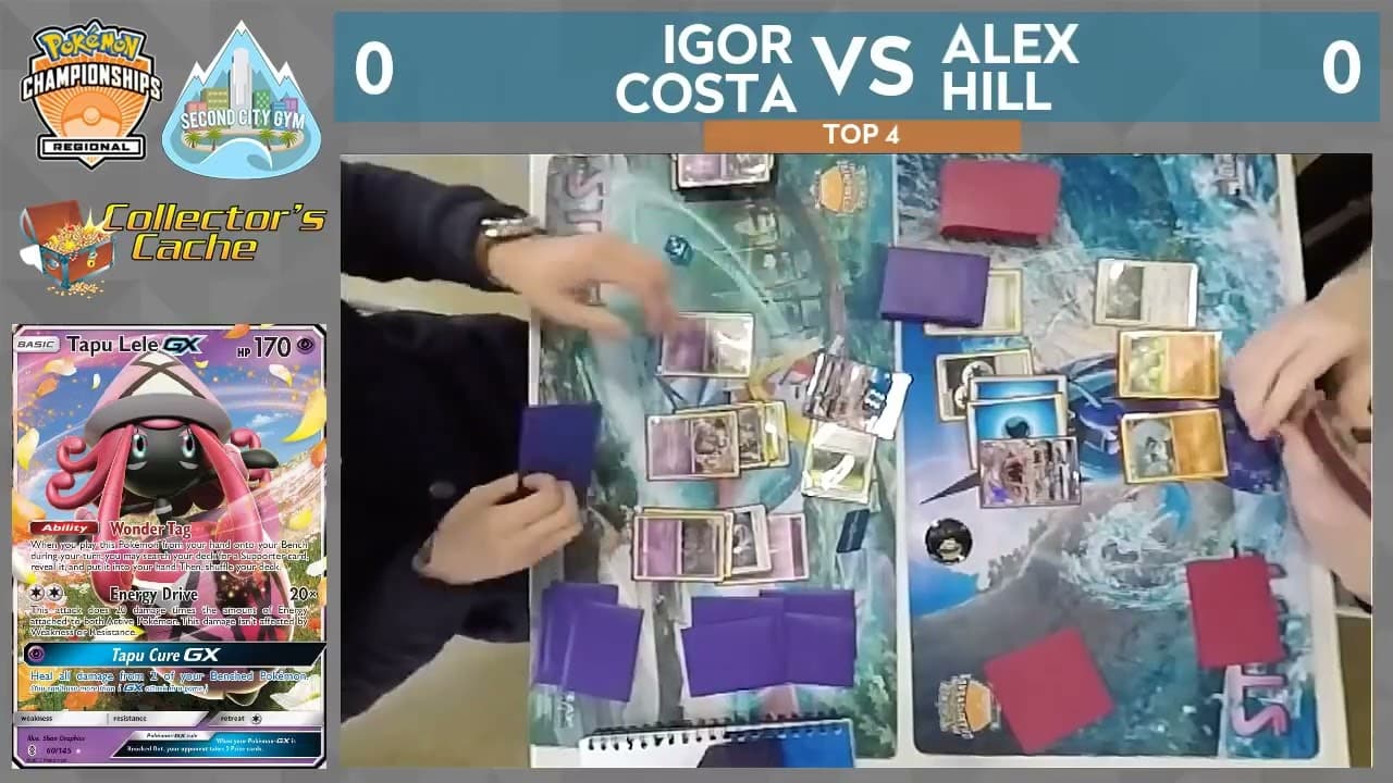 Clean match-start frame for Igor Costa versus Alex Hill