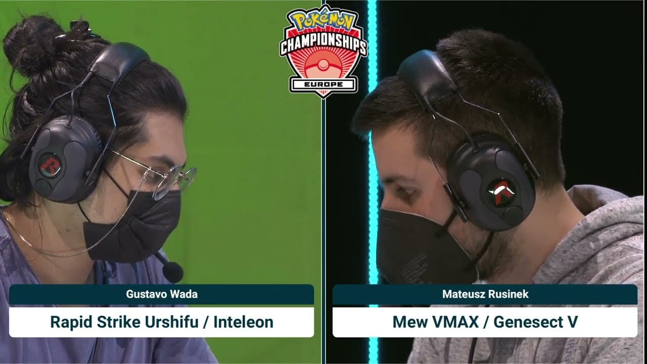 Clean match-start frame for Gustavo Wada versus Mateusz Rusinek