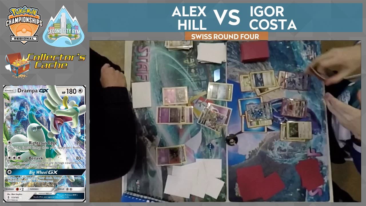 Clean match-start frame for Igor Costa versus Alex Hill