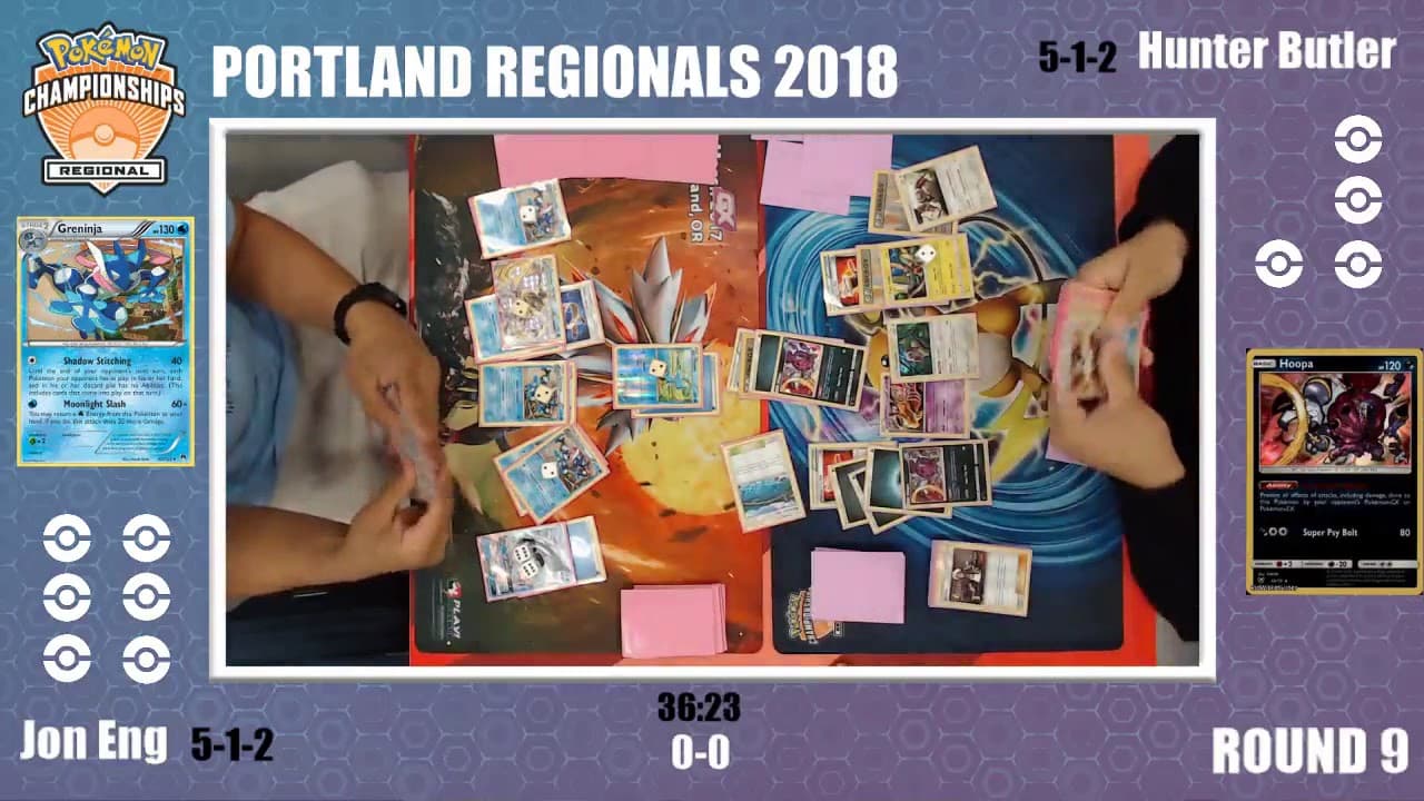 Clean match-start frame for Jon Eng versus Hunter Butler