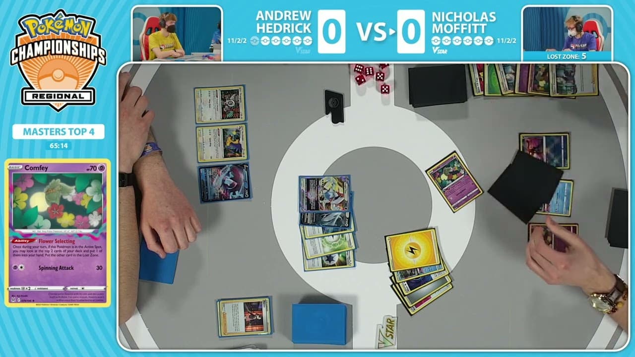 Andrew Hedrick vs Nicholas Moffitt match-start frame