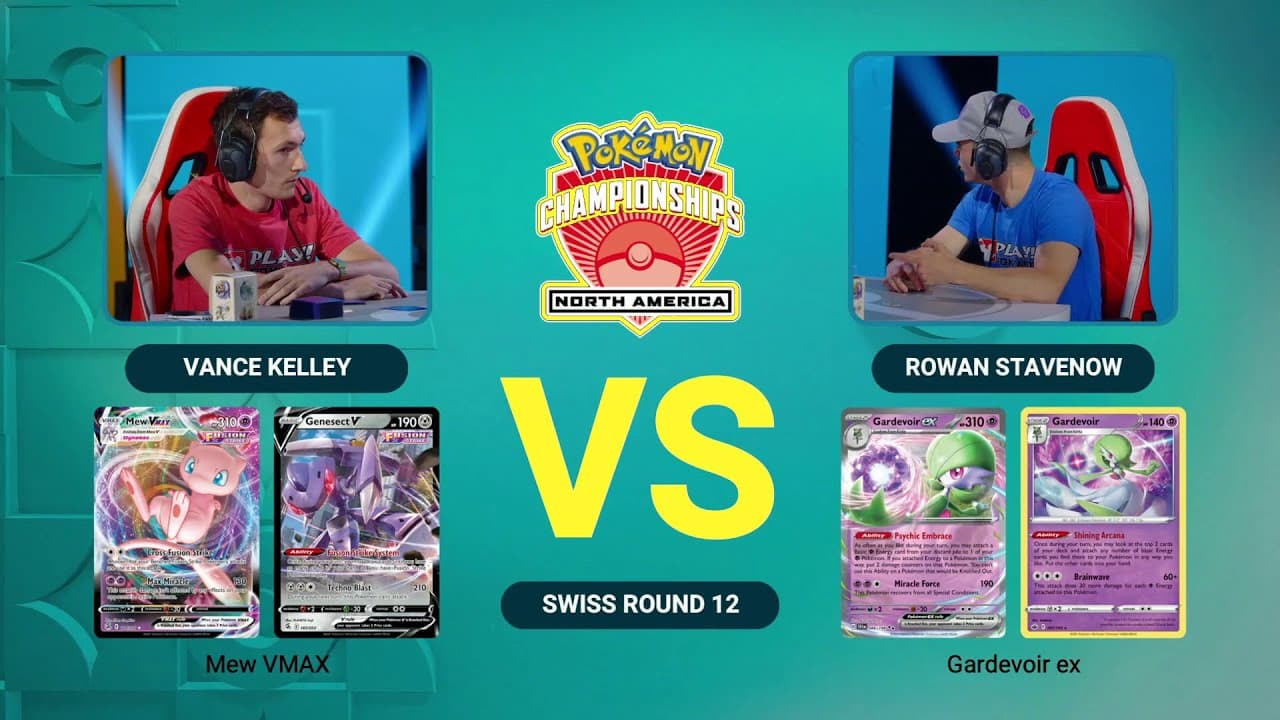 Clean match-start frame for Vance Kelley versus Rowan Stavenow