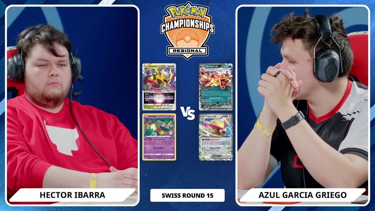 Clean match-start frame for Hector Ibarra versus Azul Garcia Griego