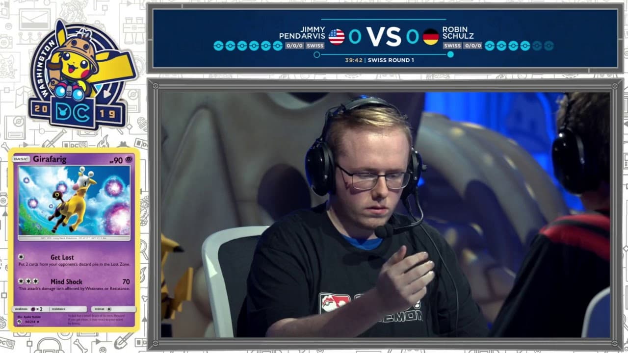 Clean match-start frame for Jimmy Pendarvis versus Robin Schulz