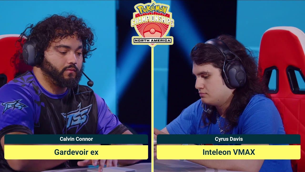 Clean match-start frame for Calvin Connor versus Cyrus Davis