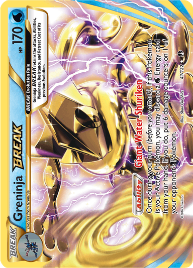 Greninja BREAK, representing Greninja BREAK
