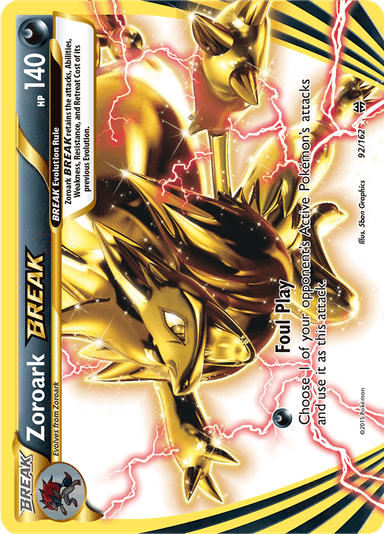 Zoroark BREAK, representing Zoroark BREAK