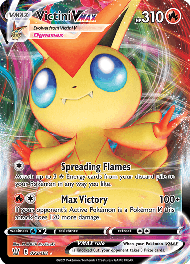 Victini VMAX, representing Victini VMAX