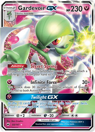 Gardevoir-GX, representing Gardevoir-GX
