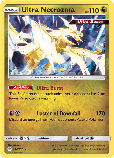 Ultra Necrozma, representing Ultra Necrozma