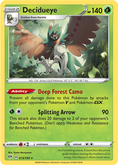 Decidueye, representing Decidueye (DAA)
