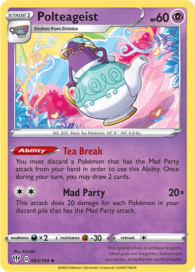 Polteageist, representing Mad Party