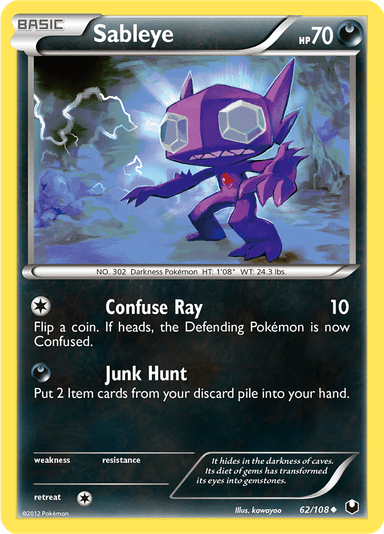 Sableye, representing Sableye / Garbodor