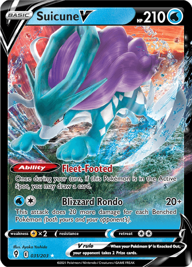 Suicune V, representing Suicune