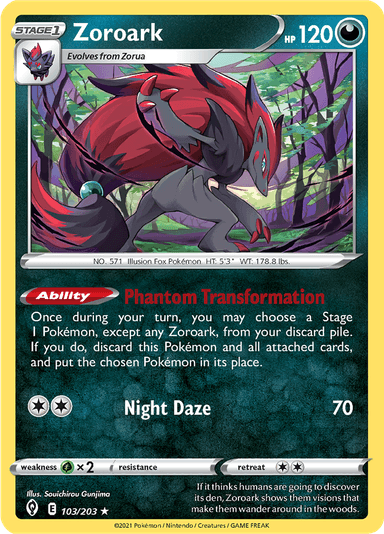 Zoroark, representing Zoroark Box