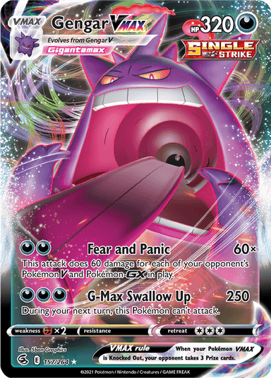 Gengar VMAX, representing Gengar