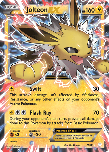 Jolteon-EX, representing Jolteon-EX Walls