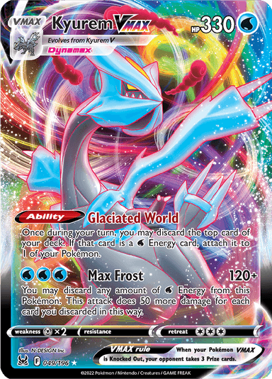 Kyurem VMAX, representing Kyurem