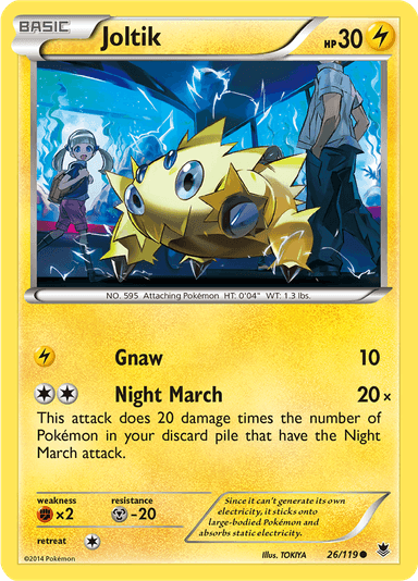 Joltik, representing Night March