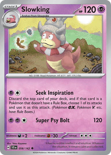 Slowking, representing Slowking