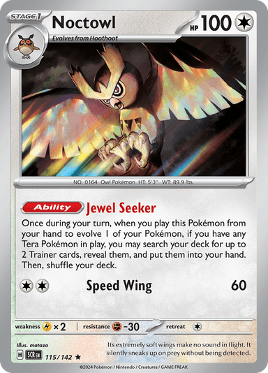 Noctowl, representing Tera Box