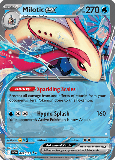 Milotic ex, representing Milotic