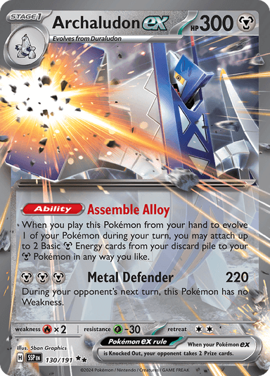 Archaludon ex, representing Archaludon ex
