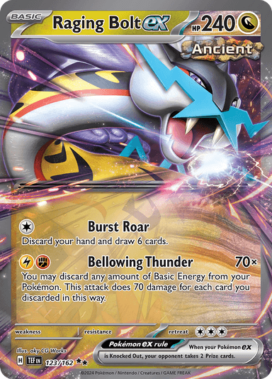Raging Bolt ex, representing Raging Bolt ex