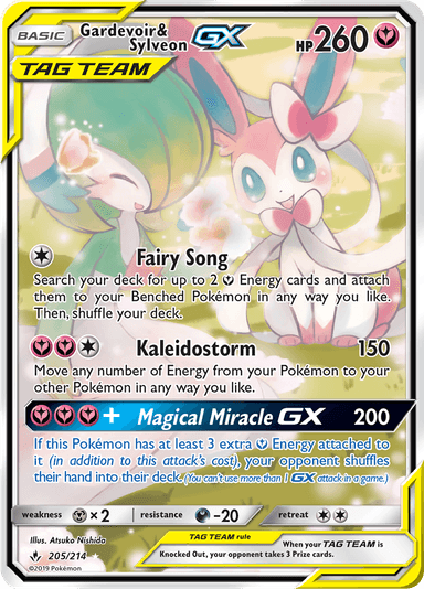 Gardevoir & Sylveon-GX, representing Gardevoir & Sylveon-GX